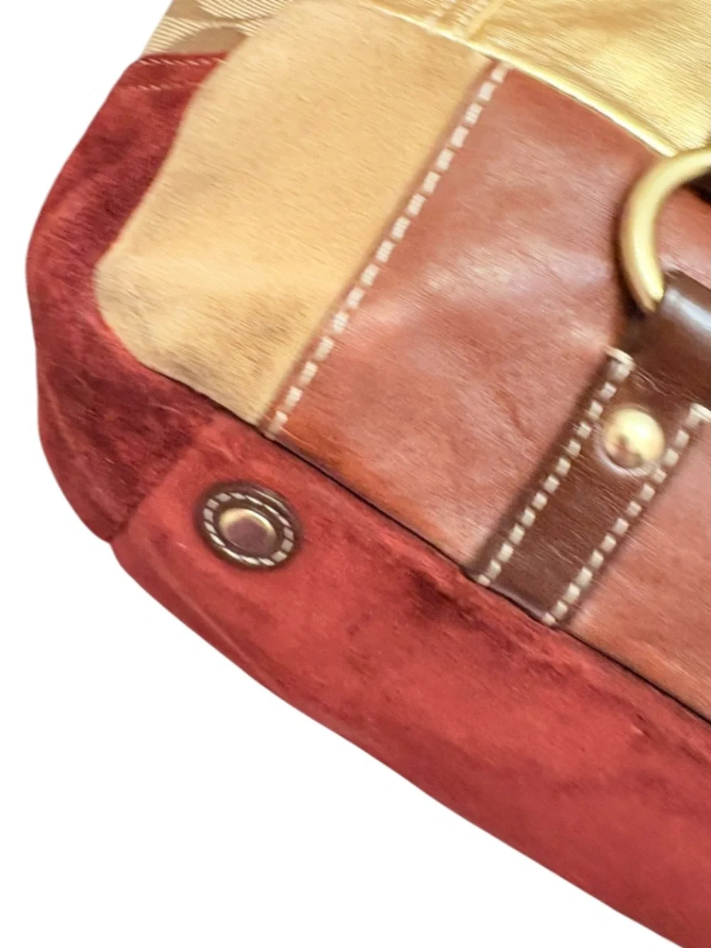Coach 10437 vintage y2k rare limited edition holiday patchwork bag